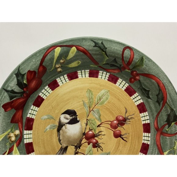 LENOX Winter Greetings Chickadee Everyday by Catherine McClung Dinner Plate - Picture 8 of 16